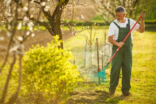 Tree care professionals discussing a complaint review